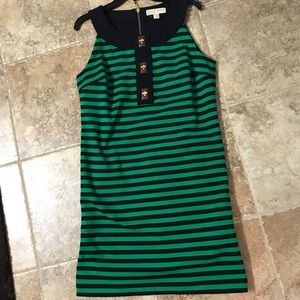 Navy/Green stripe Michael Kors dress